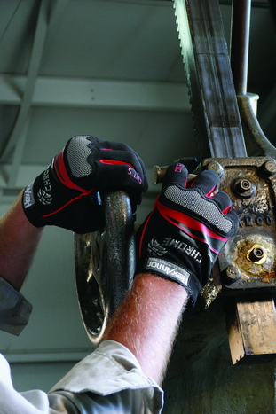 4022 Chrome Series Cut & Puncture Resistant Mechanics Glove action 1 small