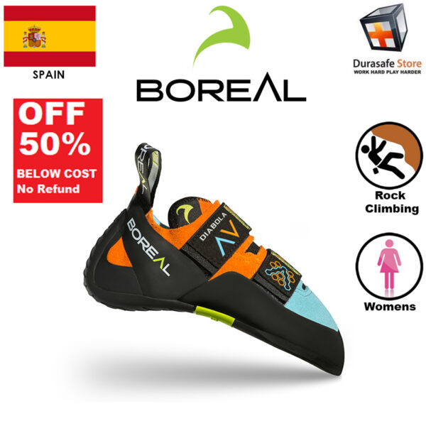 BOREAL Diabolo Women Rock Climbing Shoe Size 38, Spain Durasafe Shop