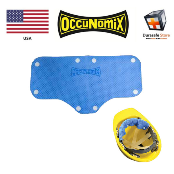 OCCUNOMIX 935BL Miracool PVA Snapon Hardhat Sweatband (5pcs/packet