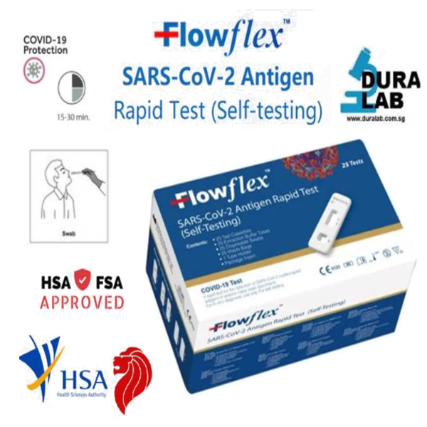 COVID19 ART Antigen Rapid Test Kit (25 tests/kit) Durasafe Shop