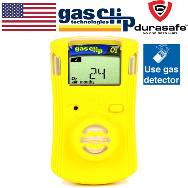 GAS CLIP SGC-O Single Gas Clip Detector for Oxygen - Durasafe Shop