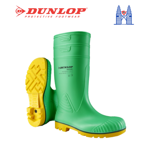 Dunlop Acifort HazGuard full safety Green/Black/Yellow - Durasafe Shop